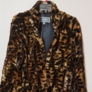 Johnston & Murphy faux fur coat